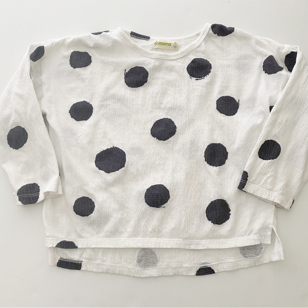 Aimama polkadot girls tee